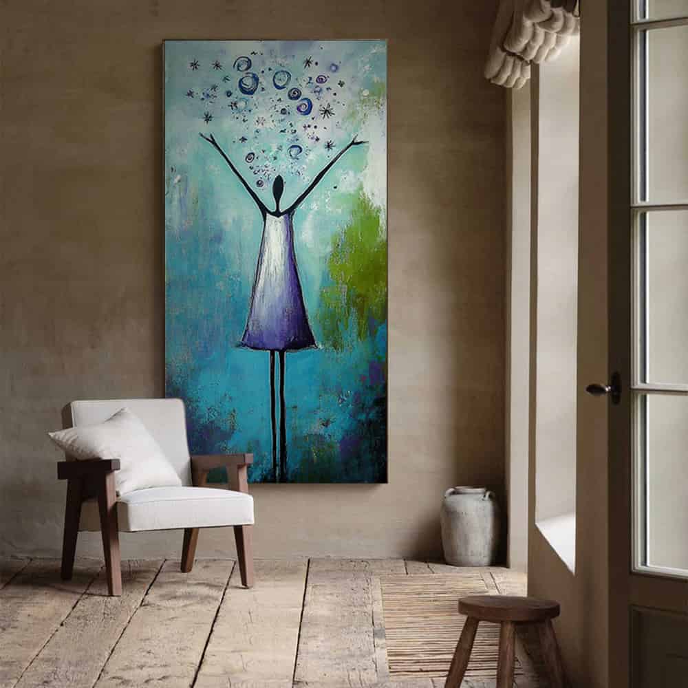 COLOR ABSTRACT ART "A WISH RELEASED"