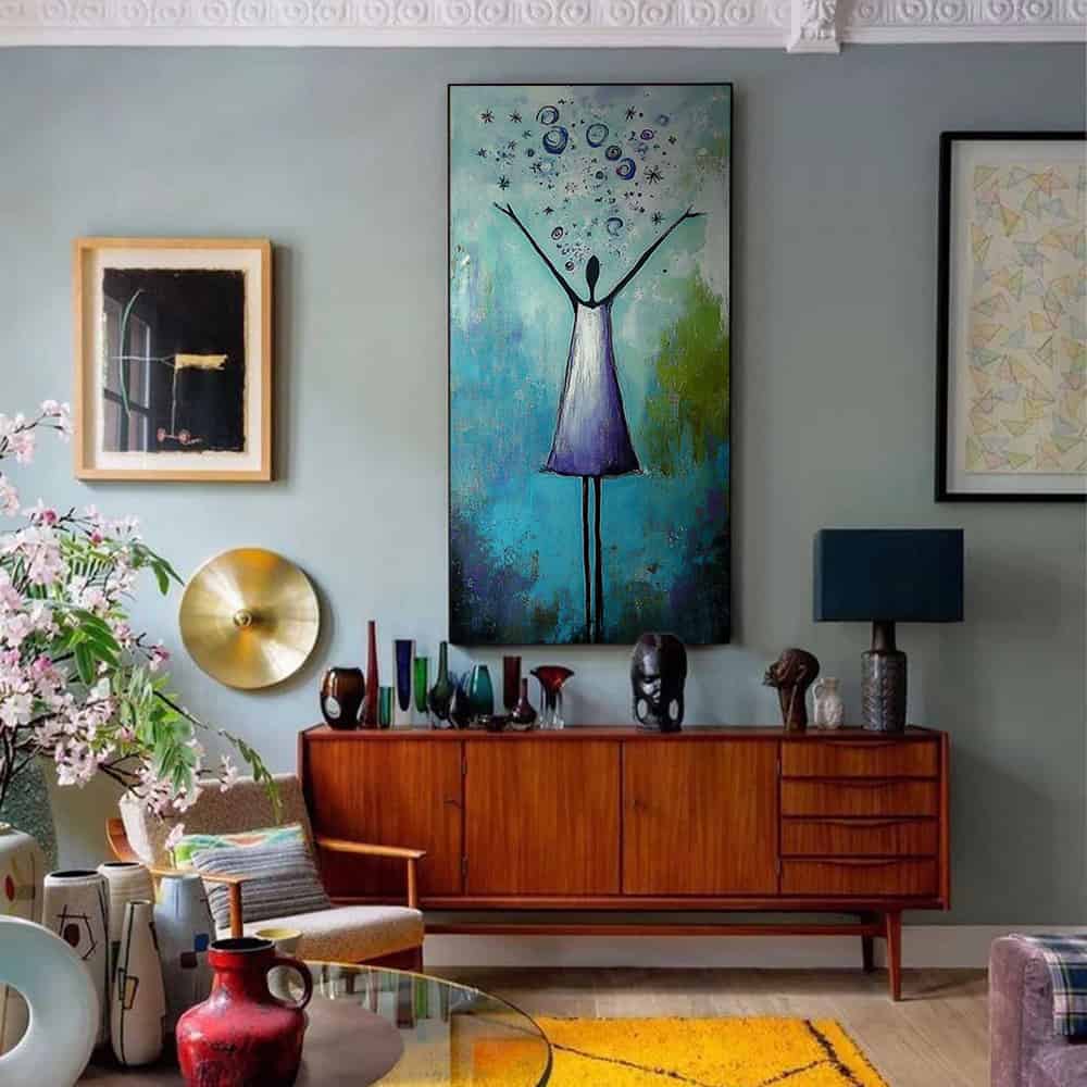 COLOR ABSTRACT ART "A WISH RELEASED"