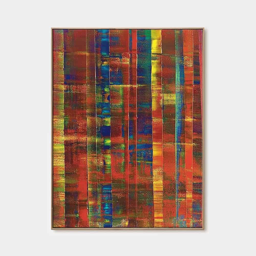 COLOR ABSTRACT ART "ANCIENT DATASTREAM"