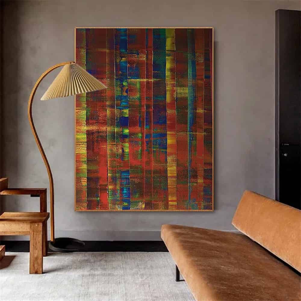 COLOR ABSTRACT ART "ANCIENT DATASTREAM"