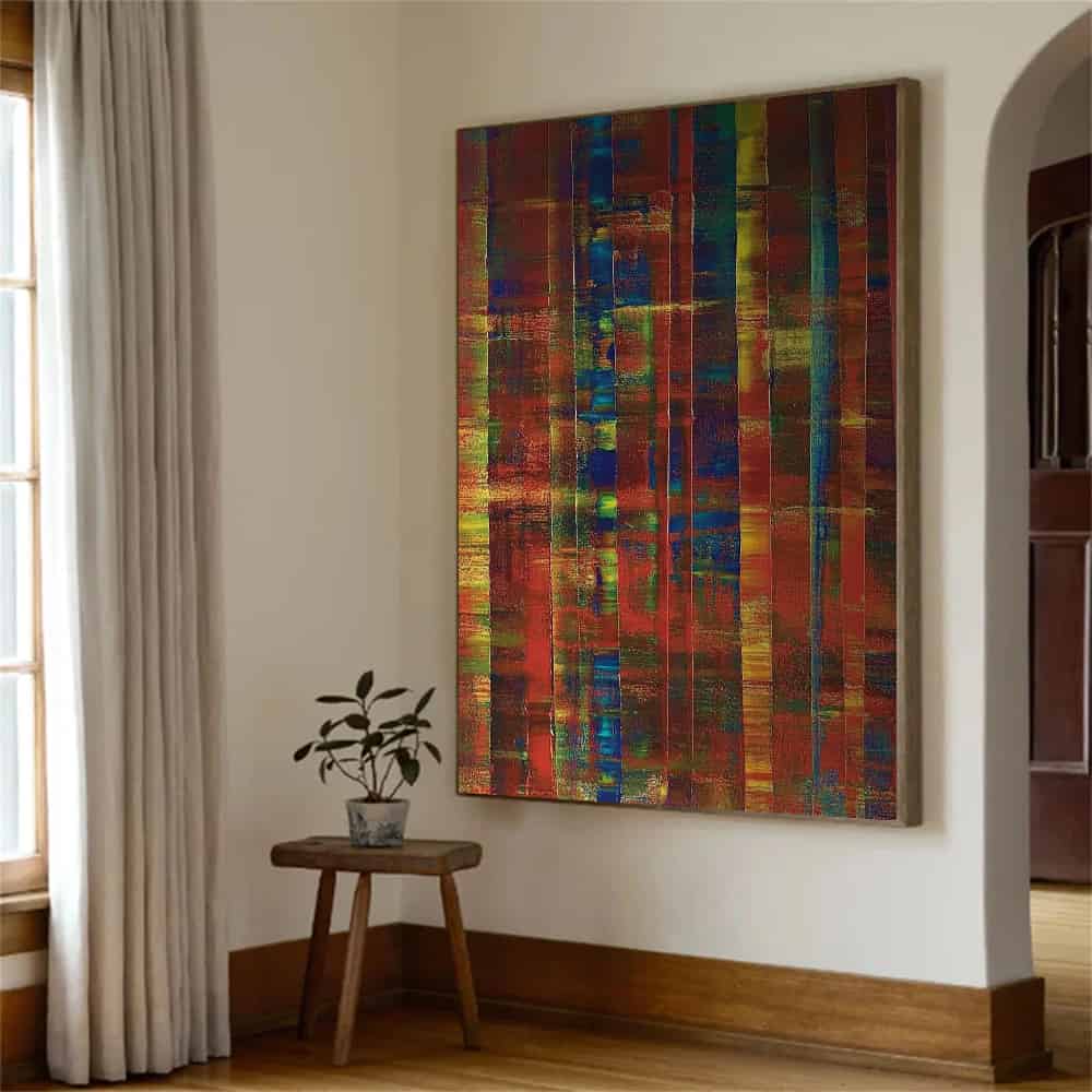 COLOR ABSTRACT ART "ANCIENT DATASTREAM"