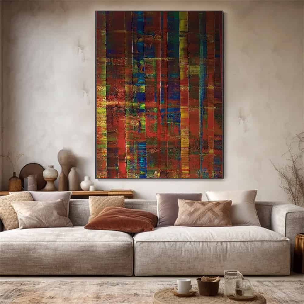 COLOR ABSTRACT ART "ANCIENT DATASTREAM"