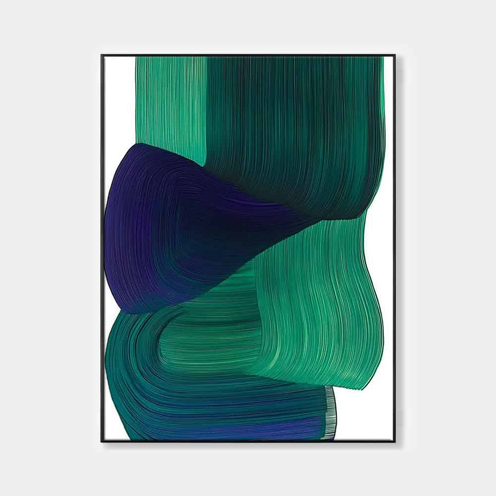 COLOR ABSTRACT ART "AQUATIC UNION"