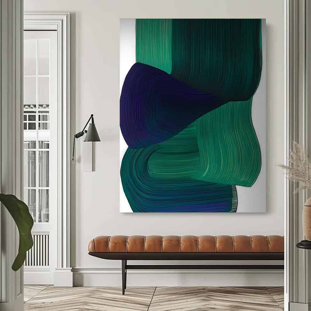COLOR ABSTRACT ART "AQUATIC UNION"