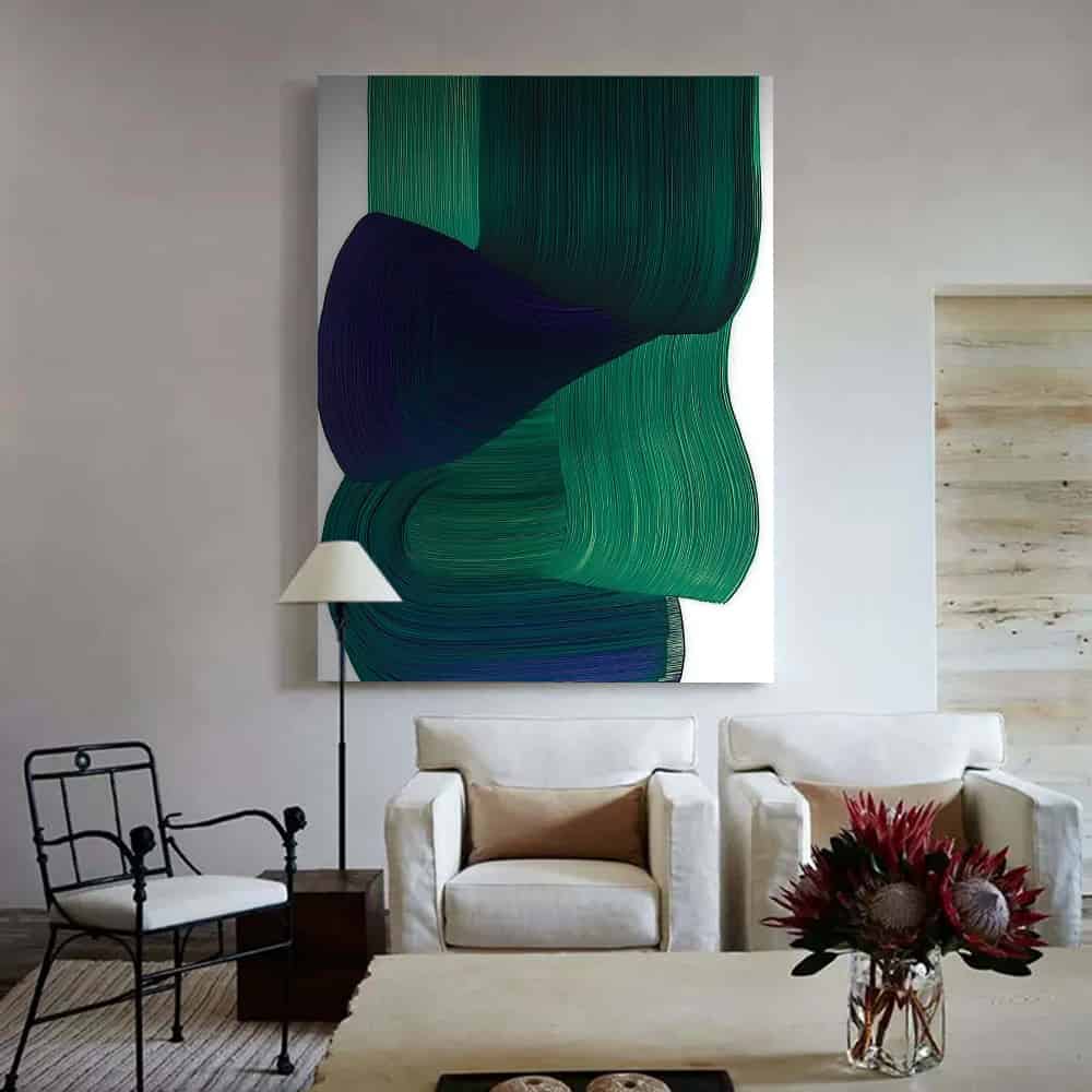 COLOR ABSTRACT ART "AQUATIC UNION"