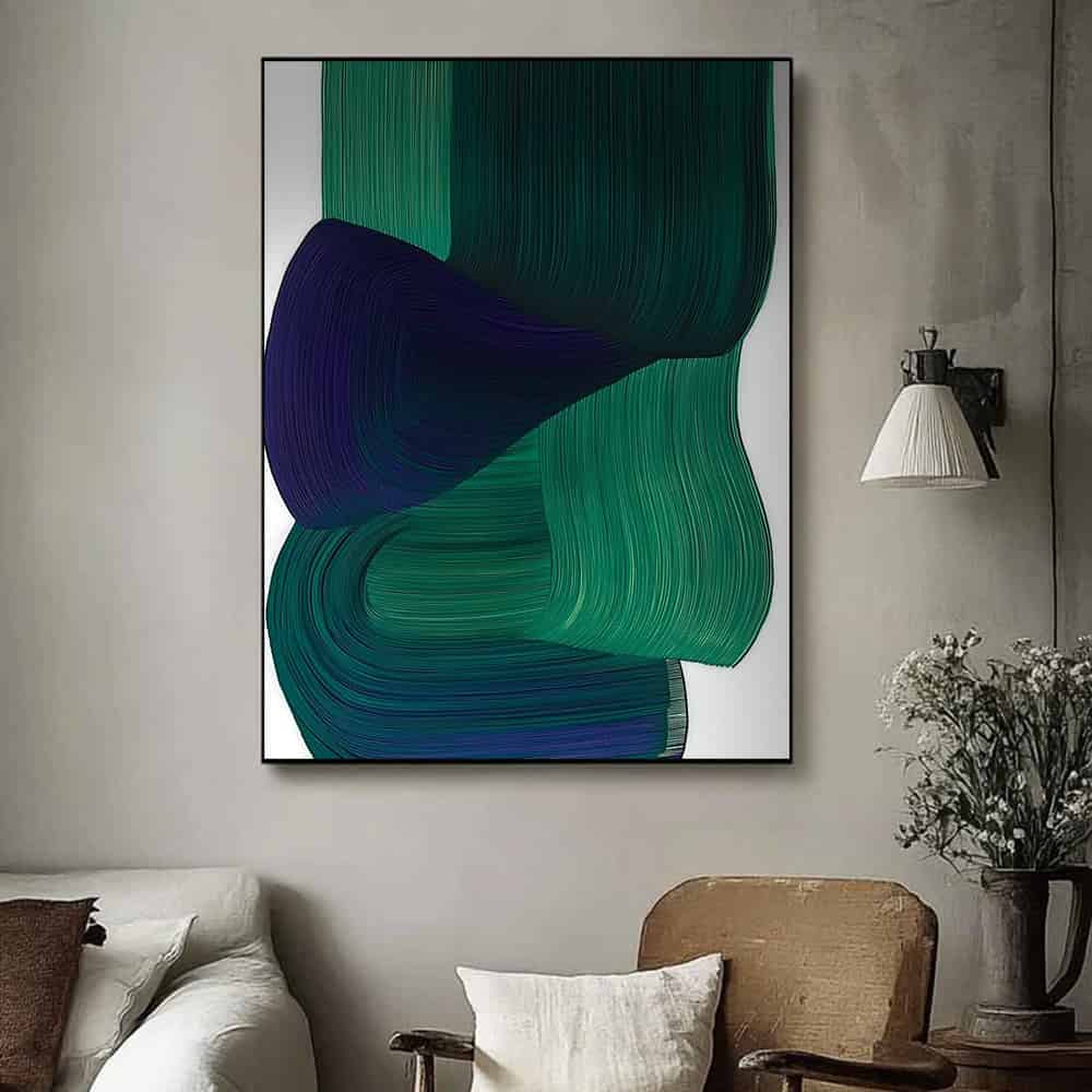 COLOR ABSTRACT ART "AQUATIC UNION"