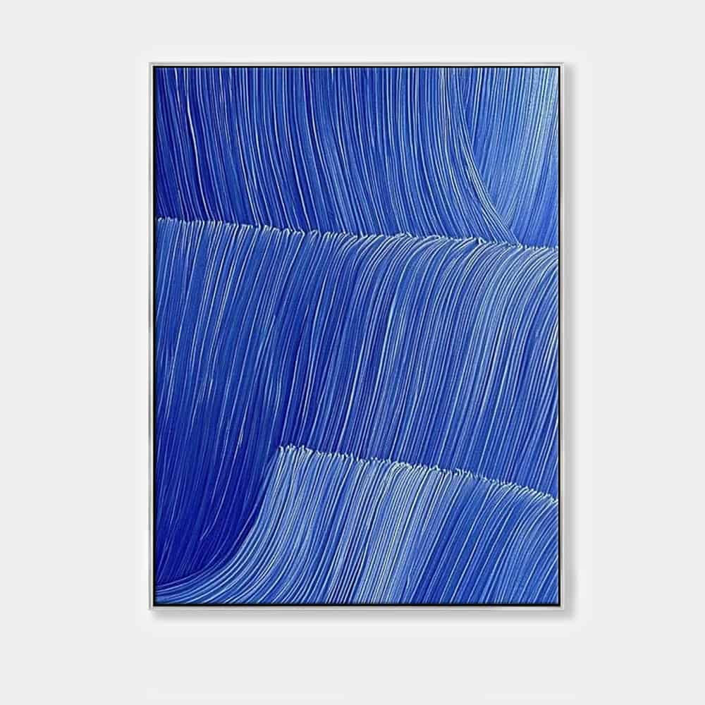 COLOR ABSTRACT ART "AZURE CASCADE"