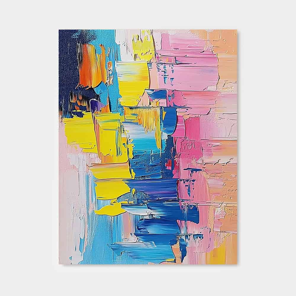 COLOR ABSTRACT ART "CANDY RUSH"
