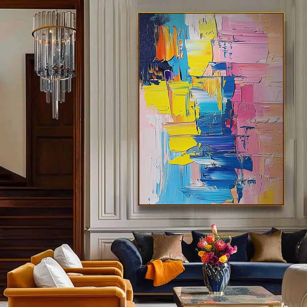 COLOR ABSTRACT ART "CANDY RUSH"