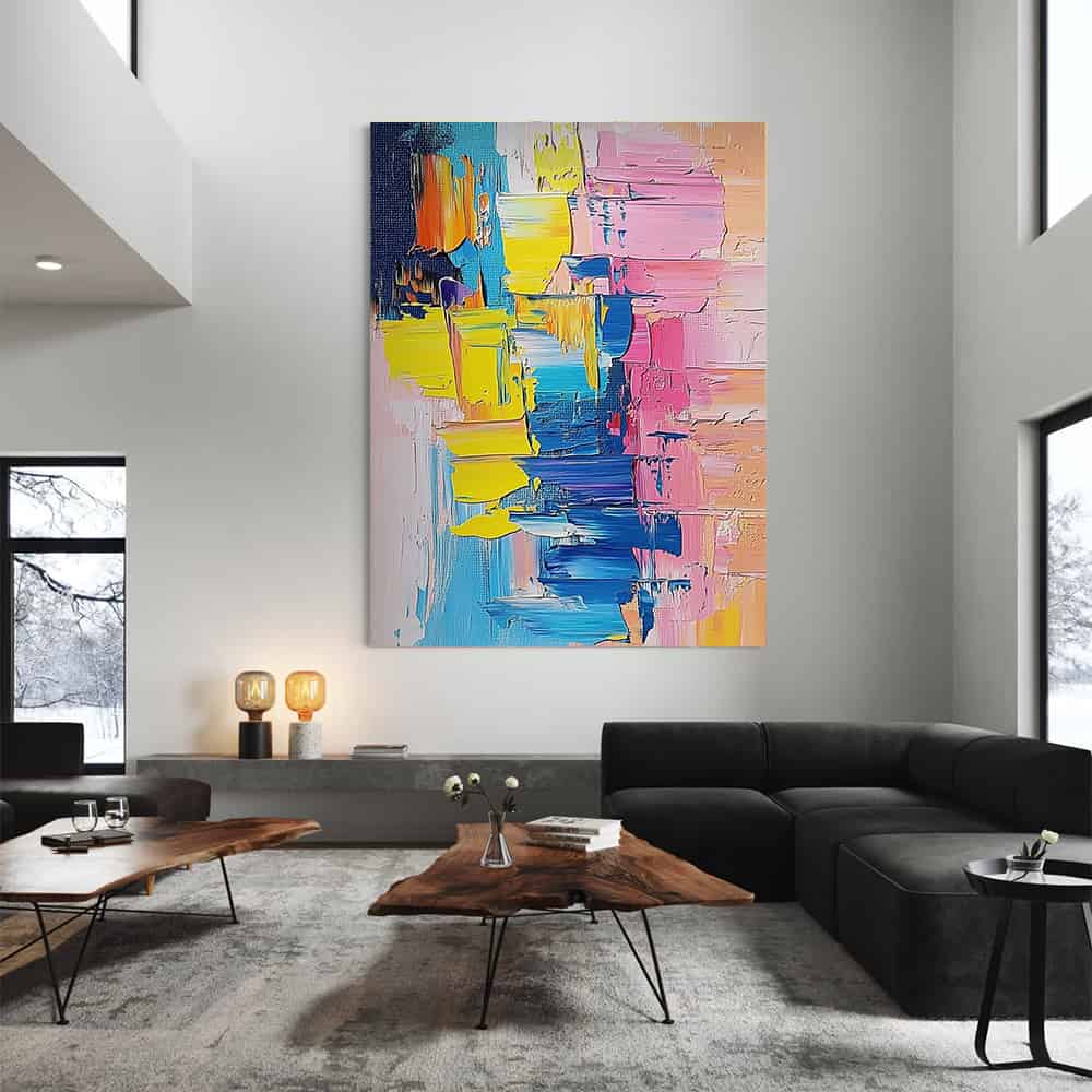 COLOR ABSTRACT ART "CANDY RUSH"