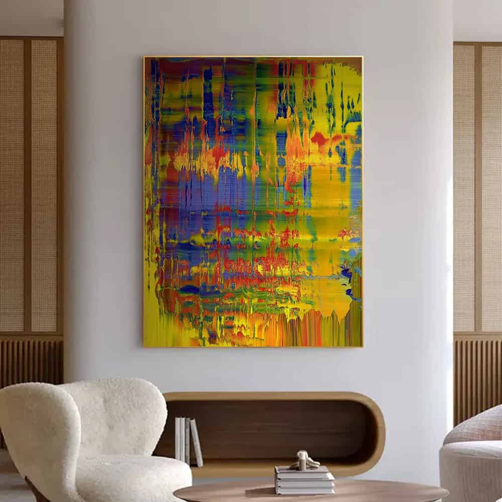 COLOR ABSTRACT ART "CHROMATIC FEVER"