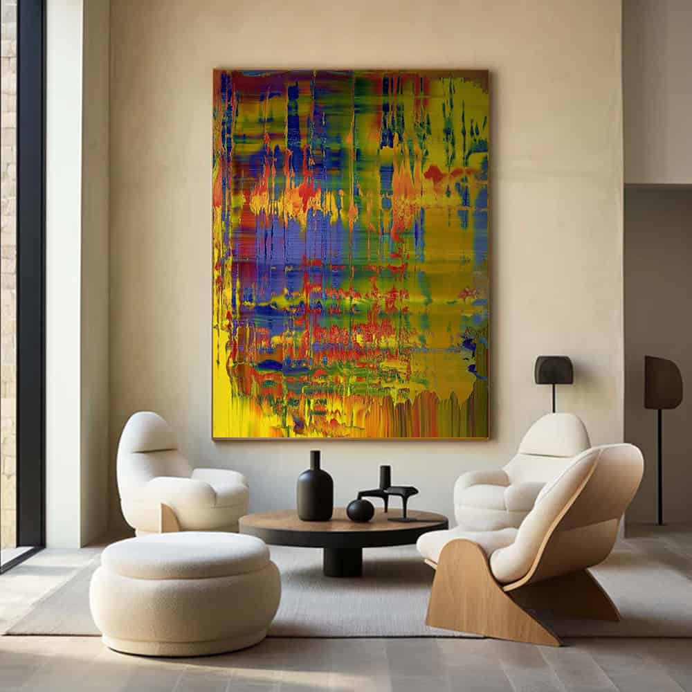 COLOR ABSTRACT ART "CHROMATIC FEVER"