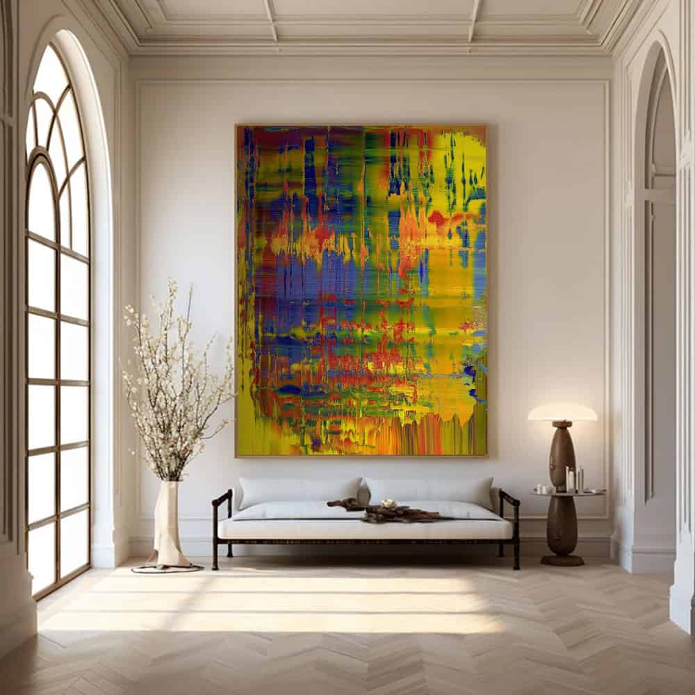COLOR ABSTRACT ART "CHROMATIC FEVER"