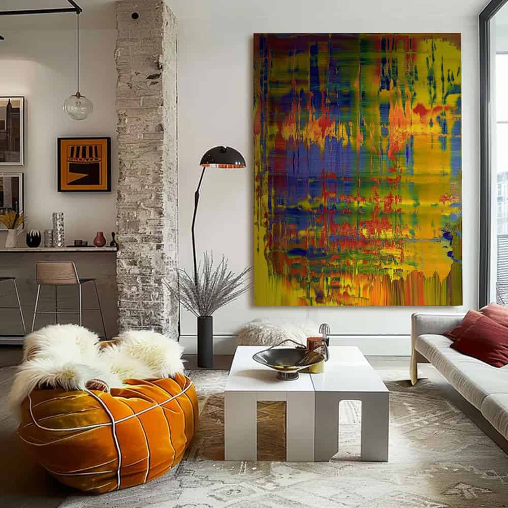 COLOR ABSTRACT ART "CHROMATIC FEVER"