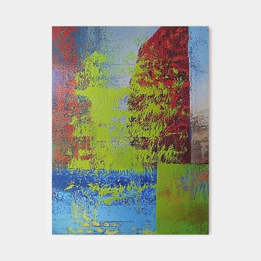 COLOR ABSTRACT ART "CITADEL BLOOM"