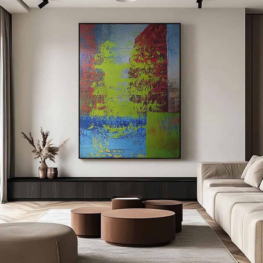 COLOR ABSTRACT ART "CITADEL BLOOM"