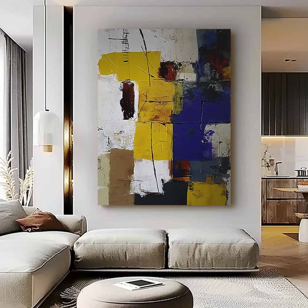 COLOR ABSTRACT ART "CONSTRUCTED CHAOS"