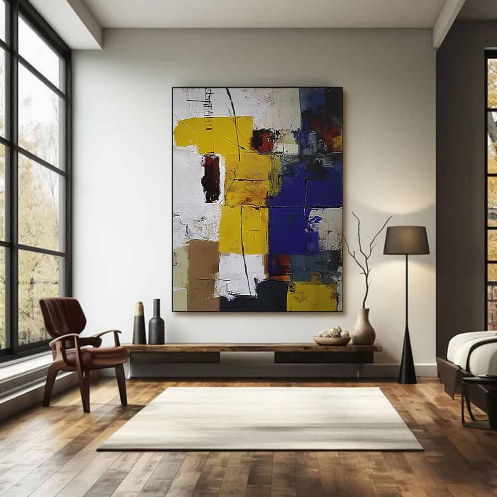 COLOR ABSTRACT ART "CONSTRUCTED CHAOS"