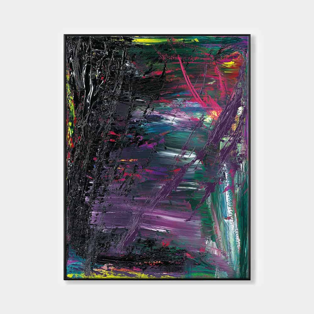 COLOR ABSTRACT ART "COSMIC SCAR"