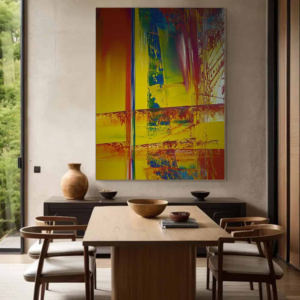 COLOR ABSTRACT ART "CRITICAL FAULT"