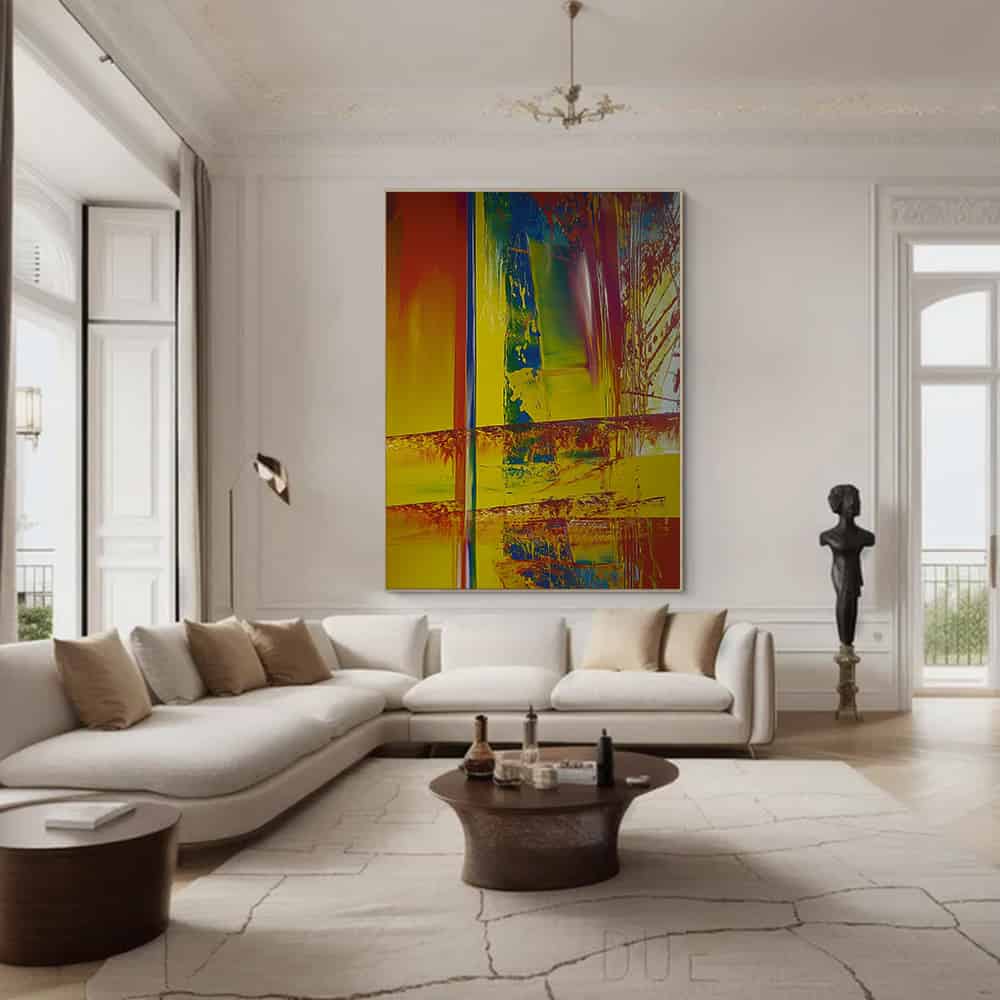 COLOR ABSTRACT ART "CRITICAL FAULT"