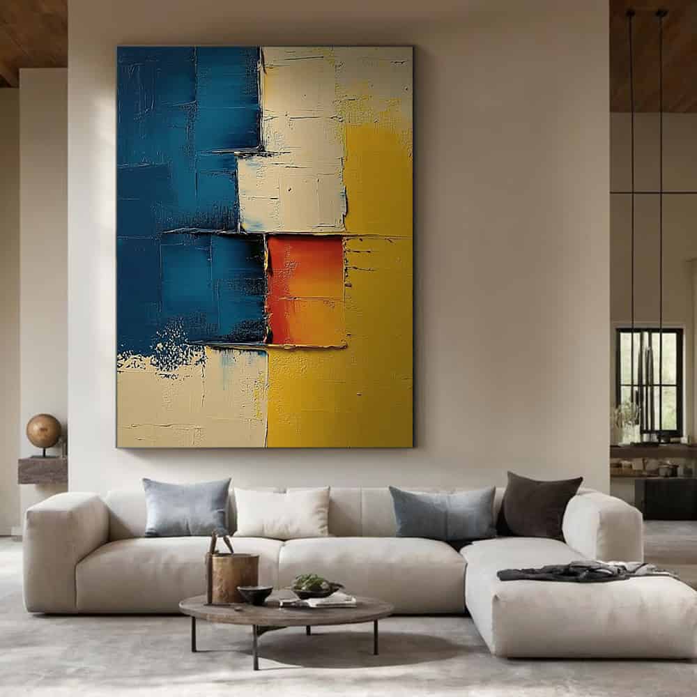 COLOR ABSTRACT ART "EMBER KEY"