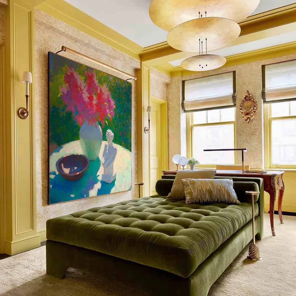 COLOR ABSTRACT ART "GARDEN REVERIE"