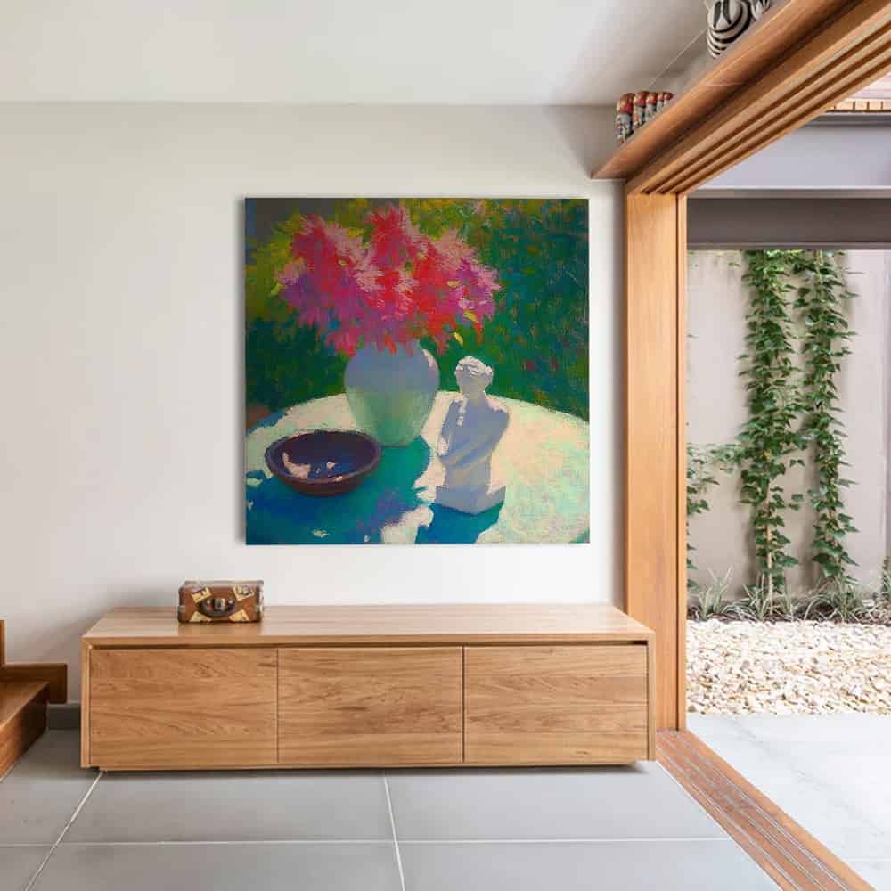 COLOR ABSTRACT ART "GARDEN REVERIE"