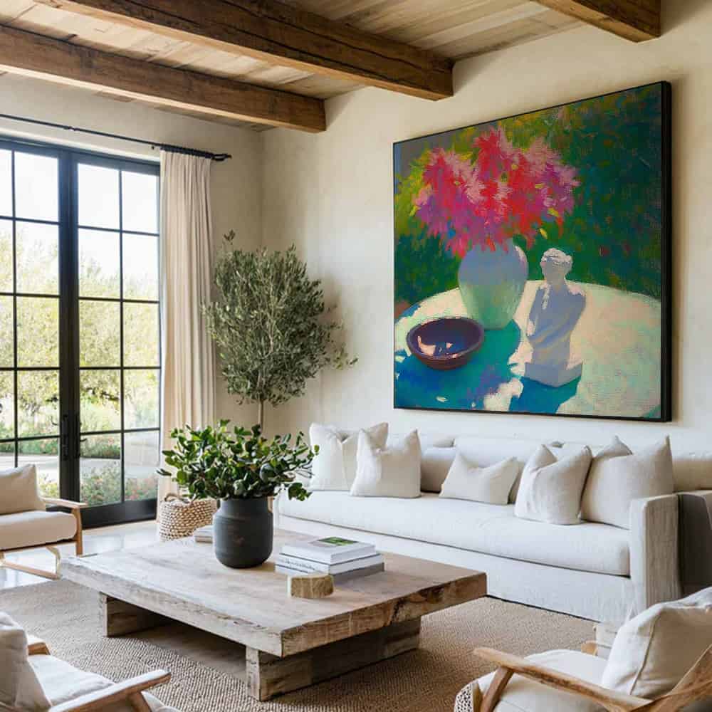 COLOR ABSTRACT ART "GARDEN REVERIE"