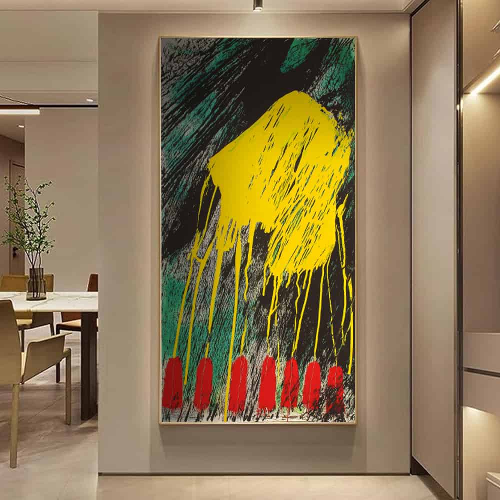 COLOR ABSTRACT ART "IGNITION"