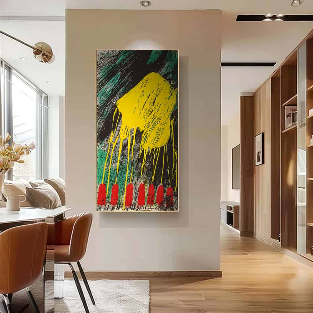 COLOR ABSTRACT ART "IGNITION"
