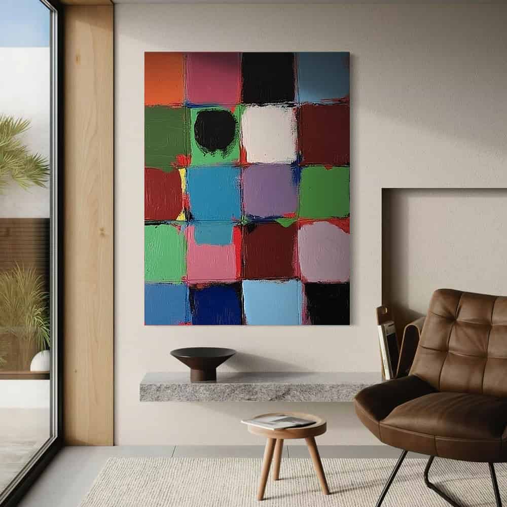 COLOR ABSTRACT ART "PATCHWORK OF MOODS"
