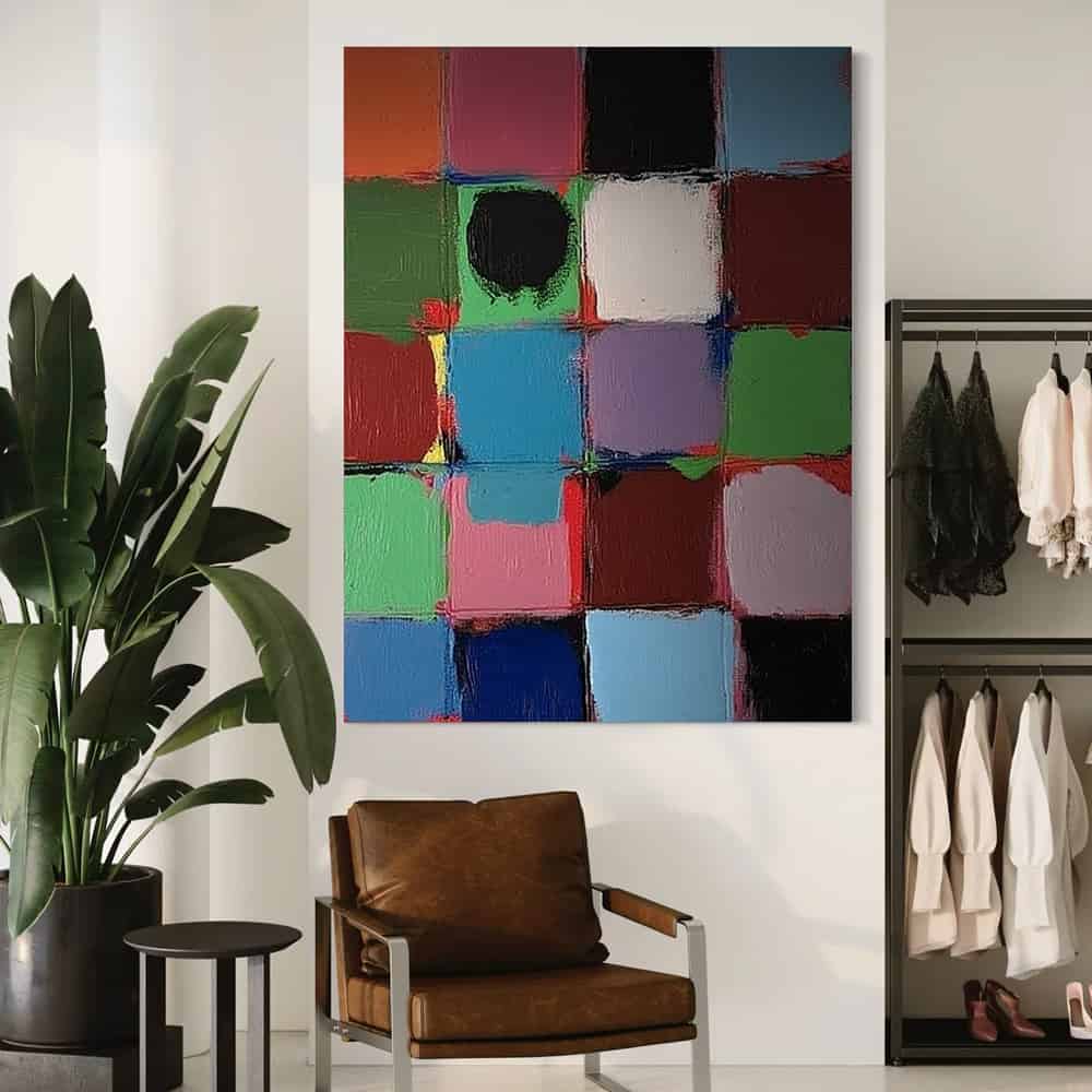 COLOR ABSTRACT ART "PATCHWORK OF MOODS"