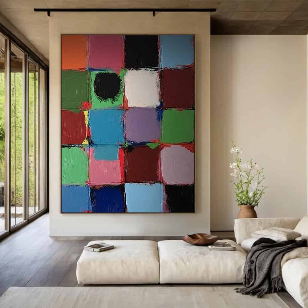 COLOR ABSTRACT ART "PATCHWORK OF MOODS"