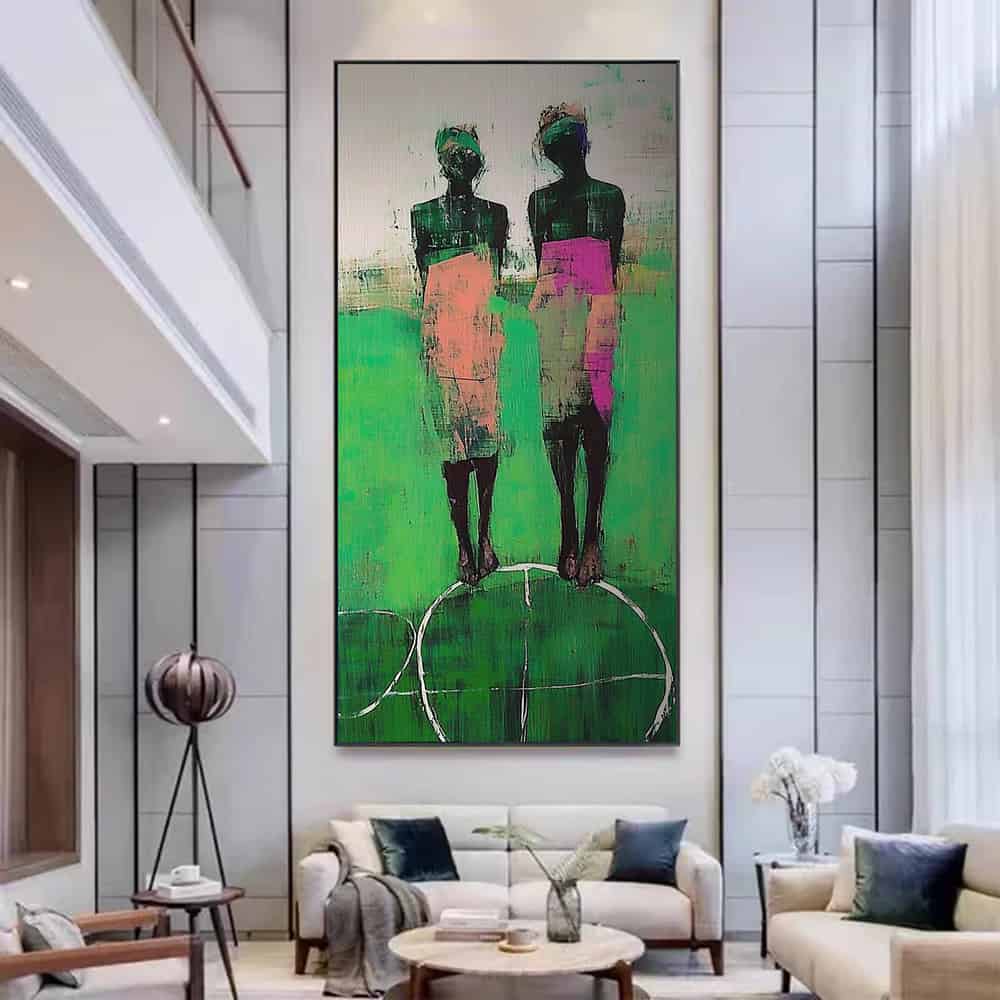 COLOR ABSTRACT ART "SHARED GROUND"