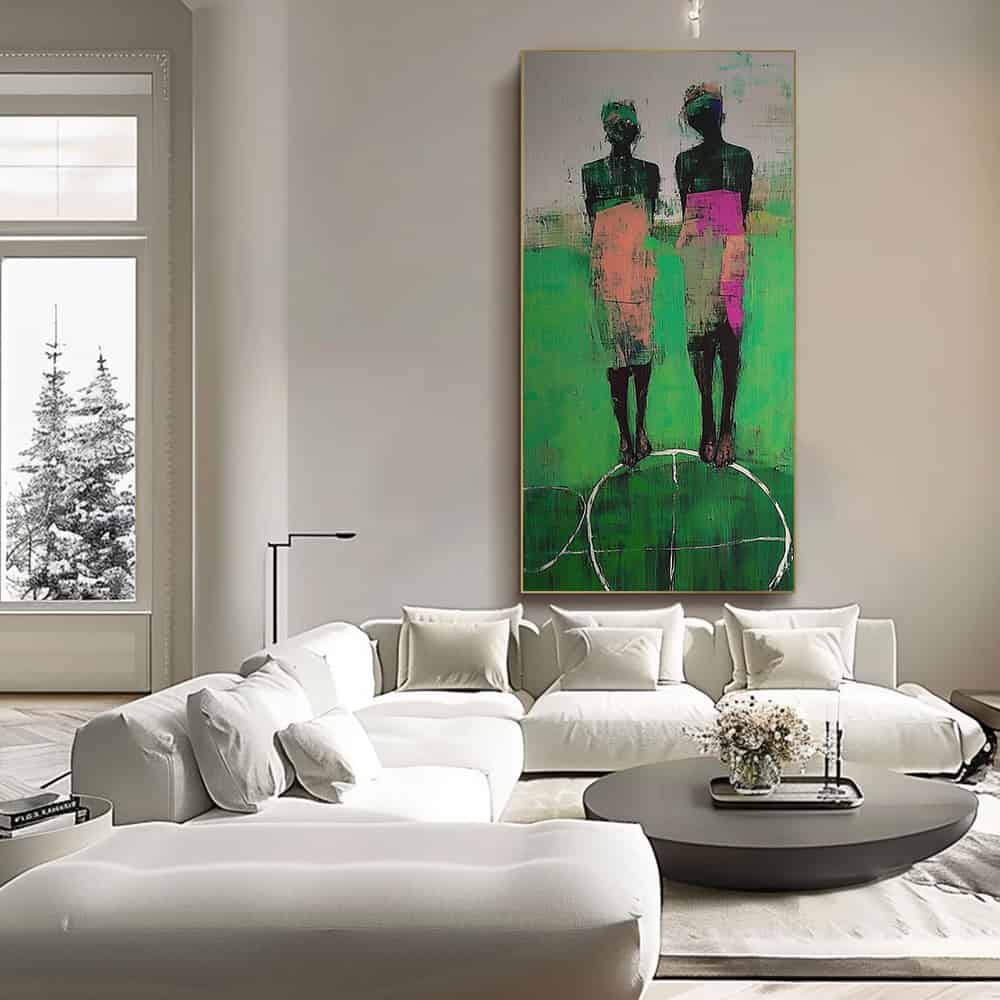 COLOR ABSTRACT ART "SHARED GROUND"