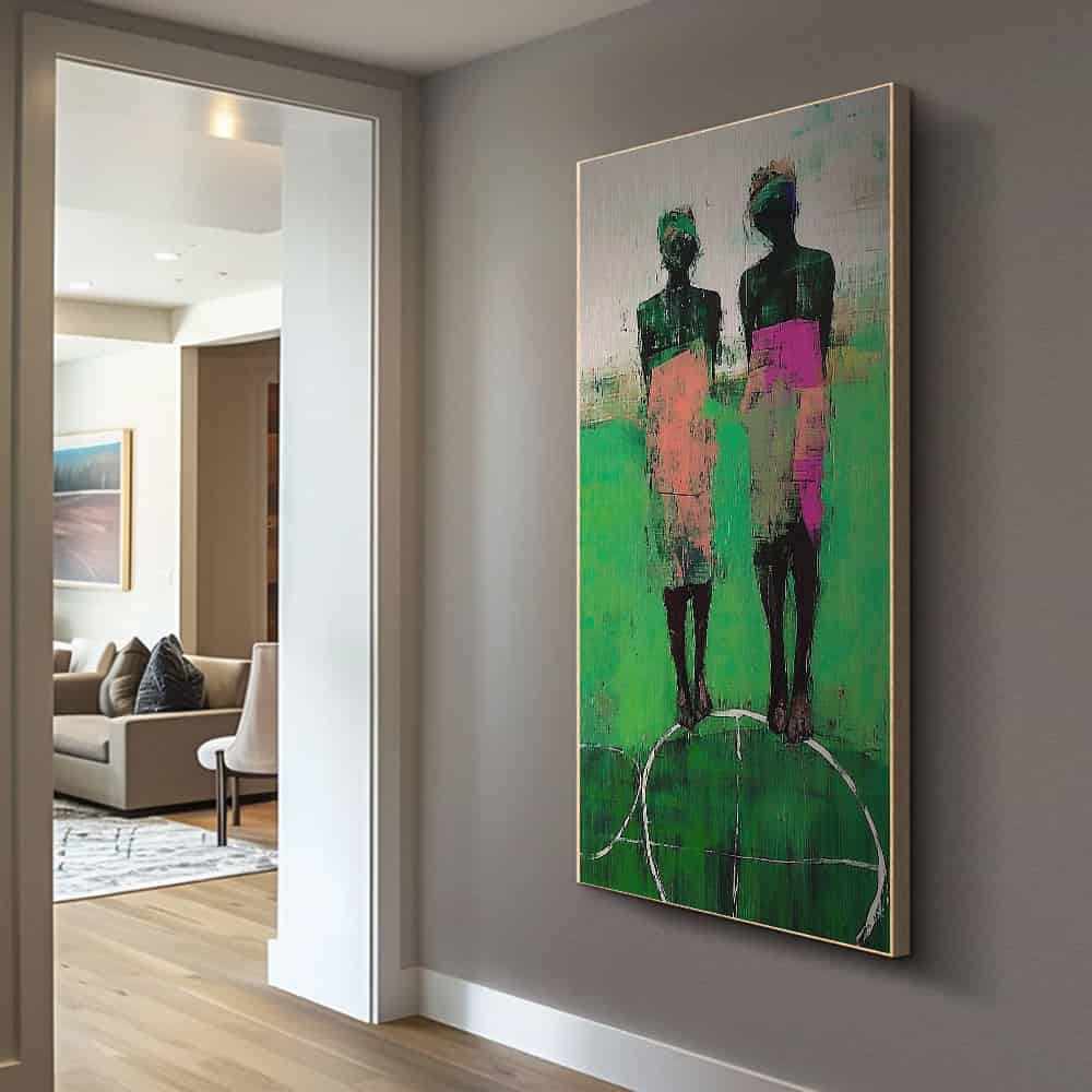 COLOR ABSTRACT ART "SHARED GROUND"
