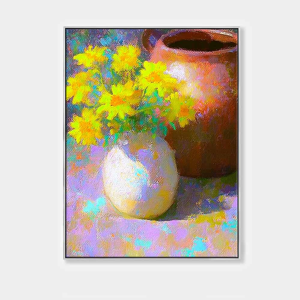 COLOR ABSTRACT ART "SUNLIGHT MOSAIC"
