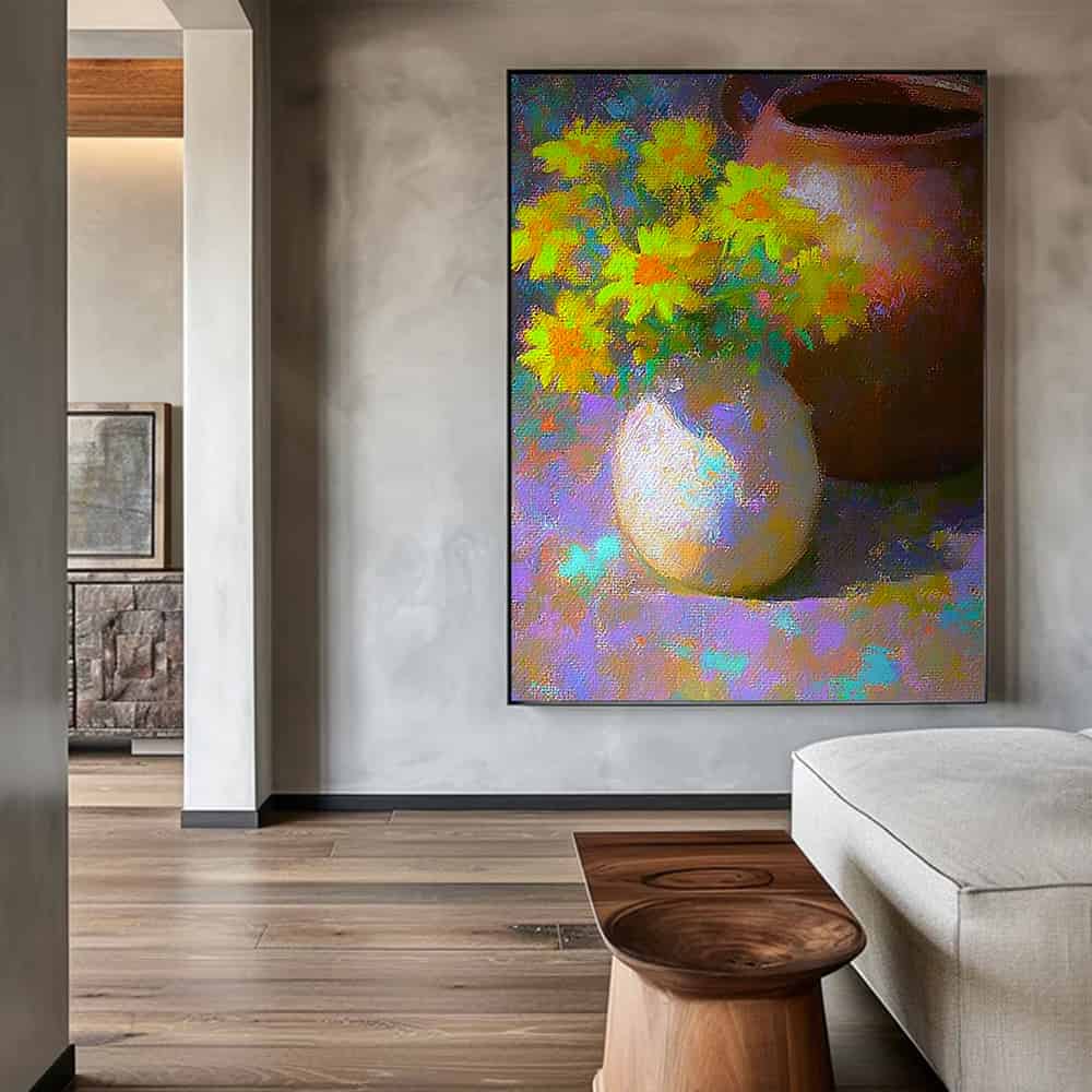 COLOR ABSTRACT ART "SUNLIGHT MOSAIC"