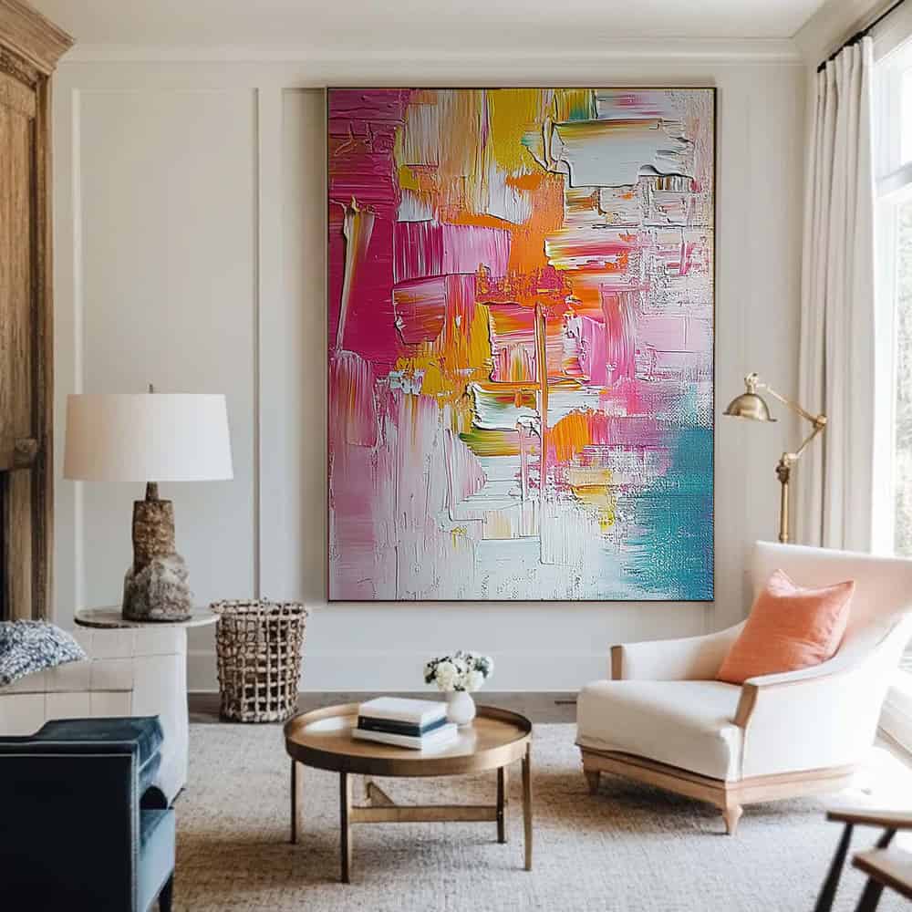 COLOR ABSTRACT ART "SUNRISE FIESTA"
