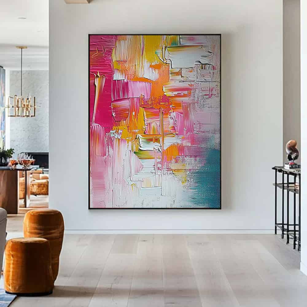 COLOR ABSTRACT ART "SUNRISE FIESTA"