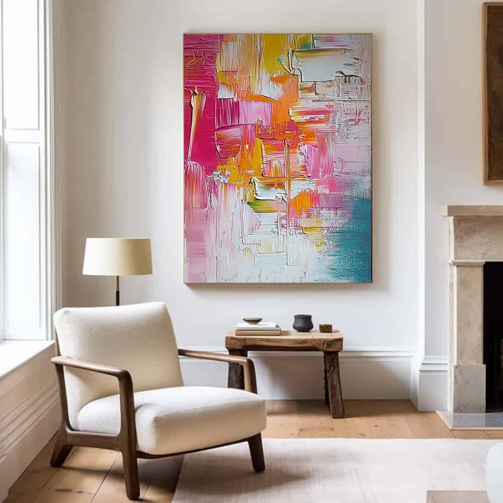 COLOR ABSTRACT ART "SUNRISE FIESTA"