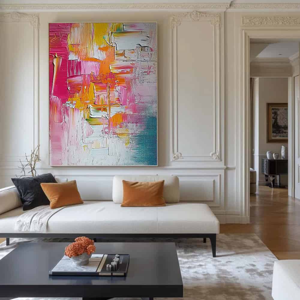 COLOR ABSTRACT ART "SUNRISE FIESTA"
