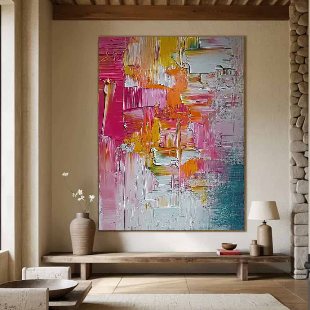 COLOR ABSTRACT ART "SUNRISE FIESTA"