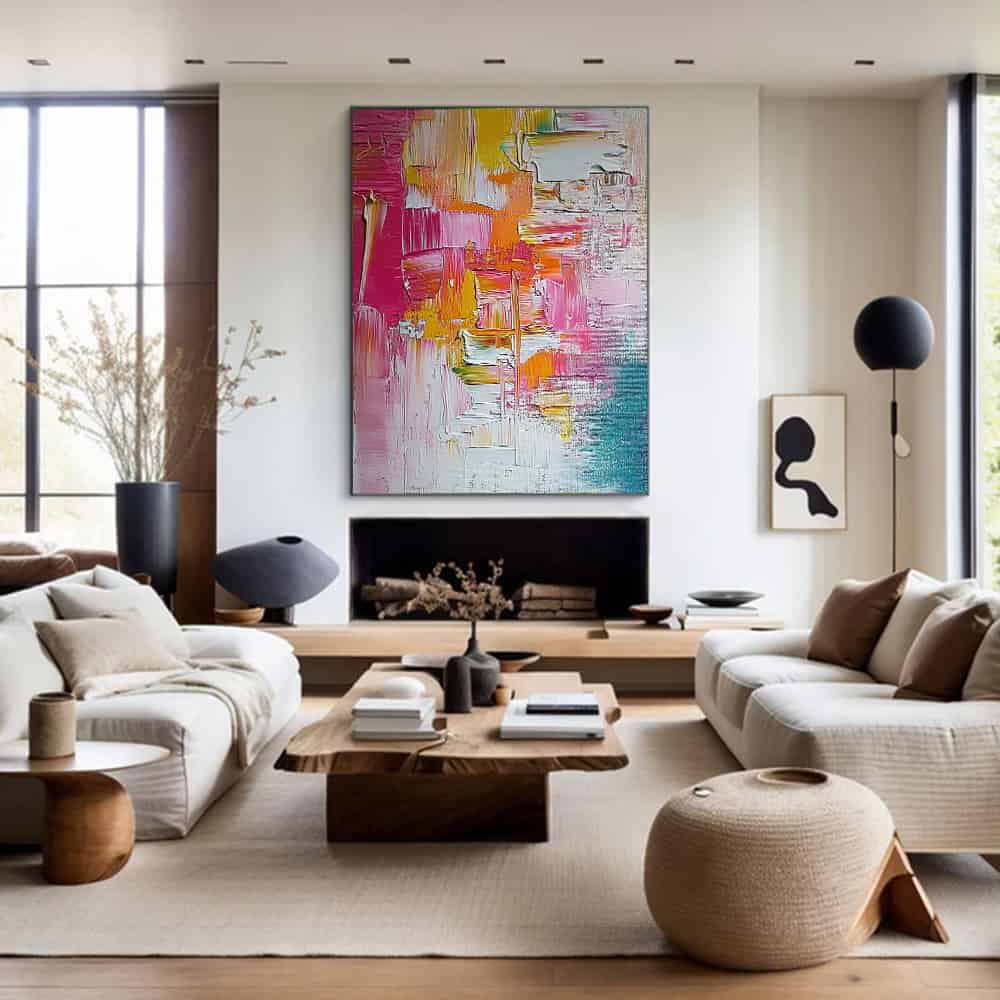 COLOR ABSTRACT ART "SUNRISE FIESTA"