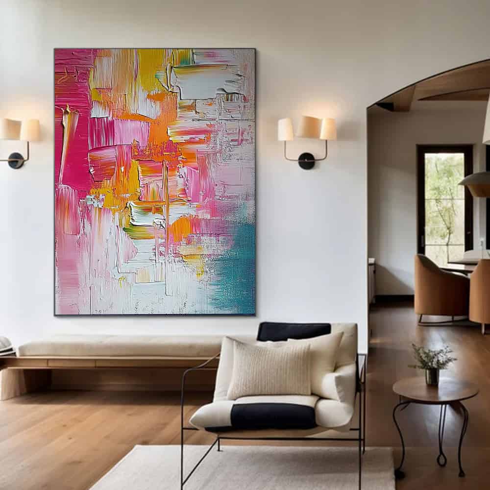 COLOR ABSTRACT ART "SUNRISE FIESTA"