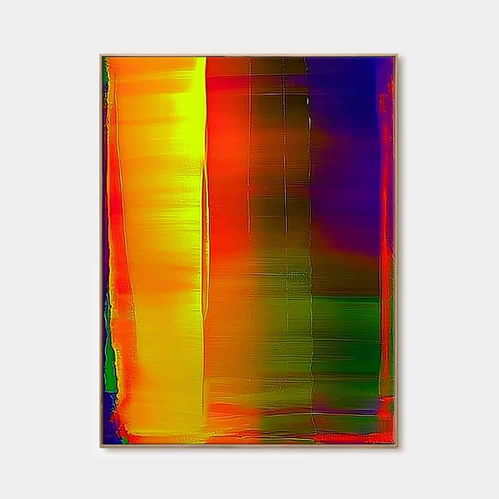 COLOR ABSTRACT ART "THERMAL GATE"
