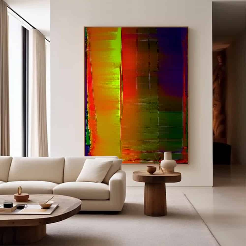 COLOR ABSTRACT ART "THERMAL GATE"