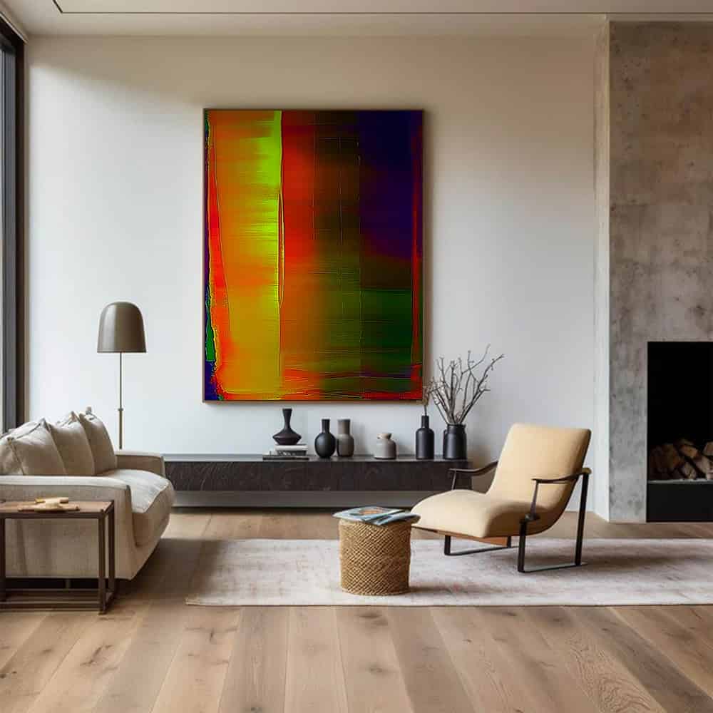 COLOR ABSTRACT ART "THERMAL GATE"