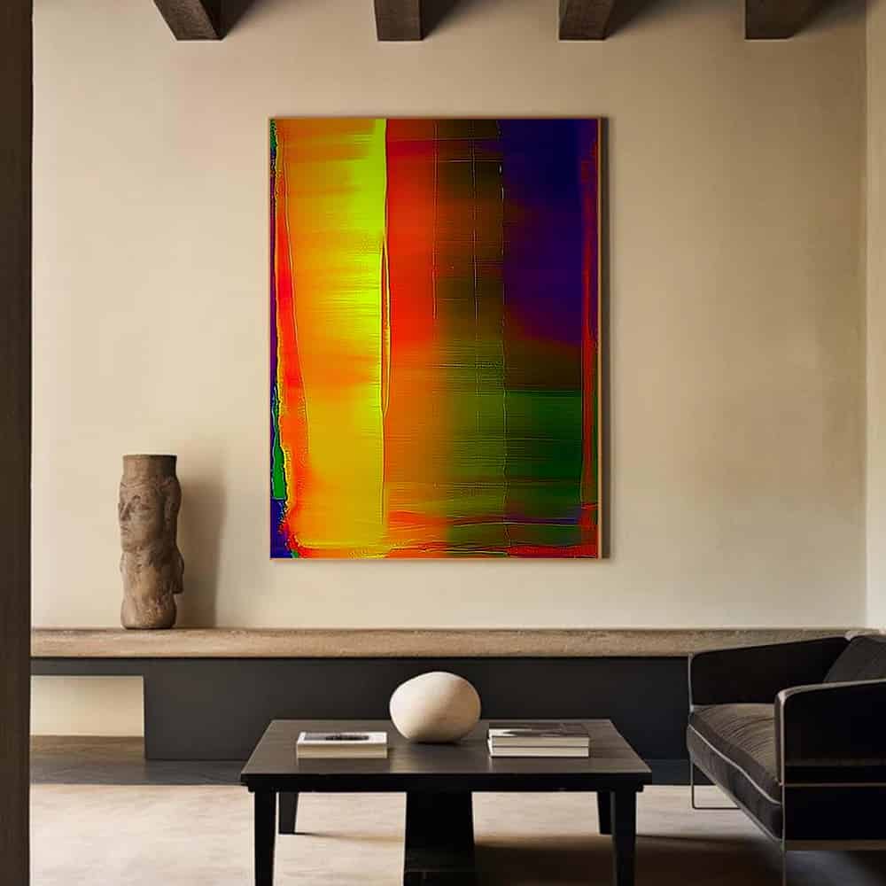 COLOR ABSTRACT ART "THERMAL GATE"